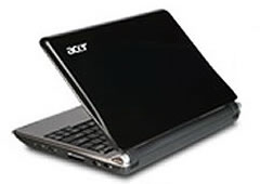ネットブックPC Acer aspire One D250 背面