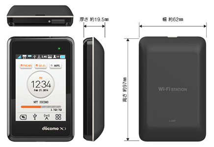 LTE WiFi[^[NTTDocomo L-02F