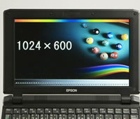 ネットブックPC エプソン endeavor na01mini　液晶画面